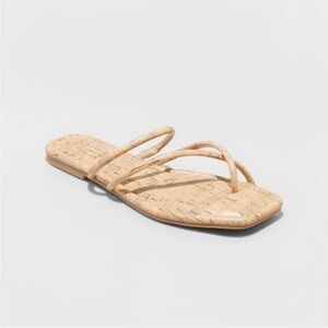 Women’s Leon Slide Sandals - A New Day Tan
